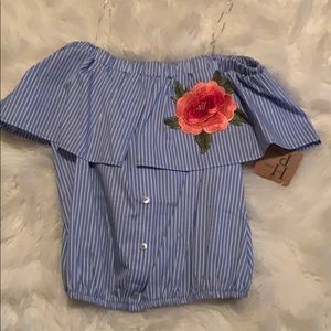 Off the shoulder blouse